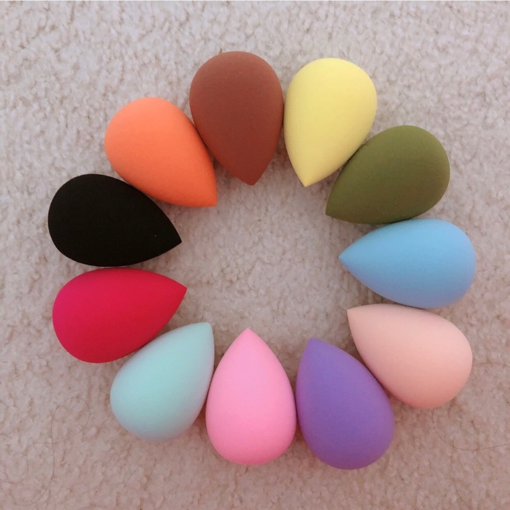 100 pcs random colors makeup sponge beauty blender